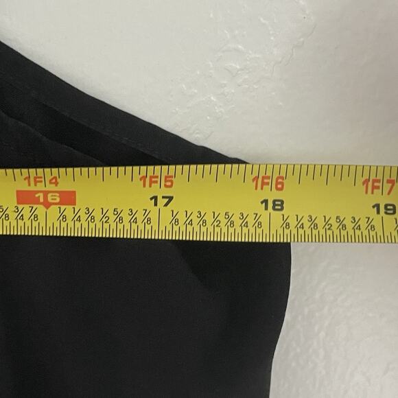 Zero + Maria Cornejo Black Silk Sleeveless Draped Top Minimalist Sz 6 - Picture 6 of 7